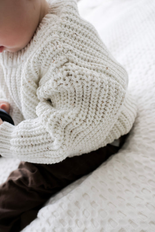 Cloud Knit Baby Sweater