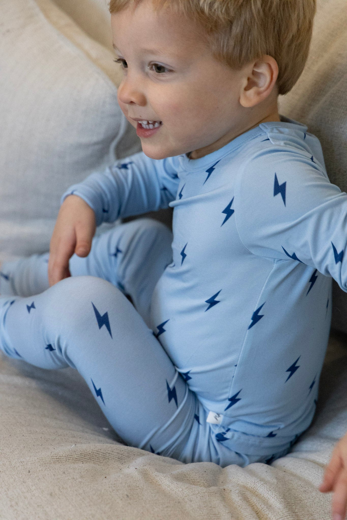 Lightening Bolt Two Piece Pajamas