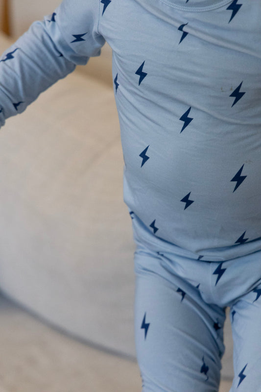 Lightening Bolt Two Piece Pajamas