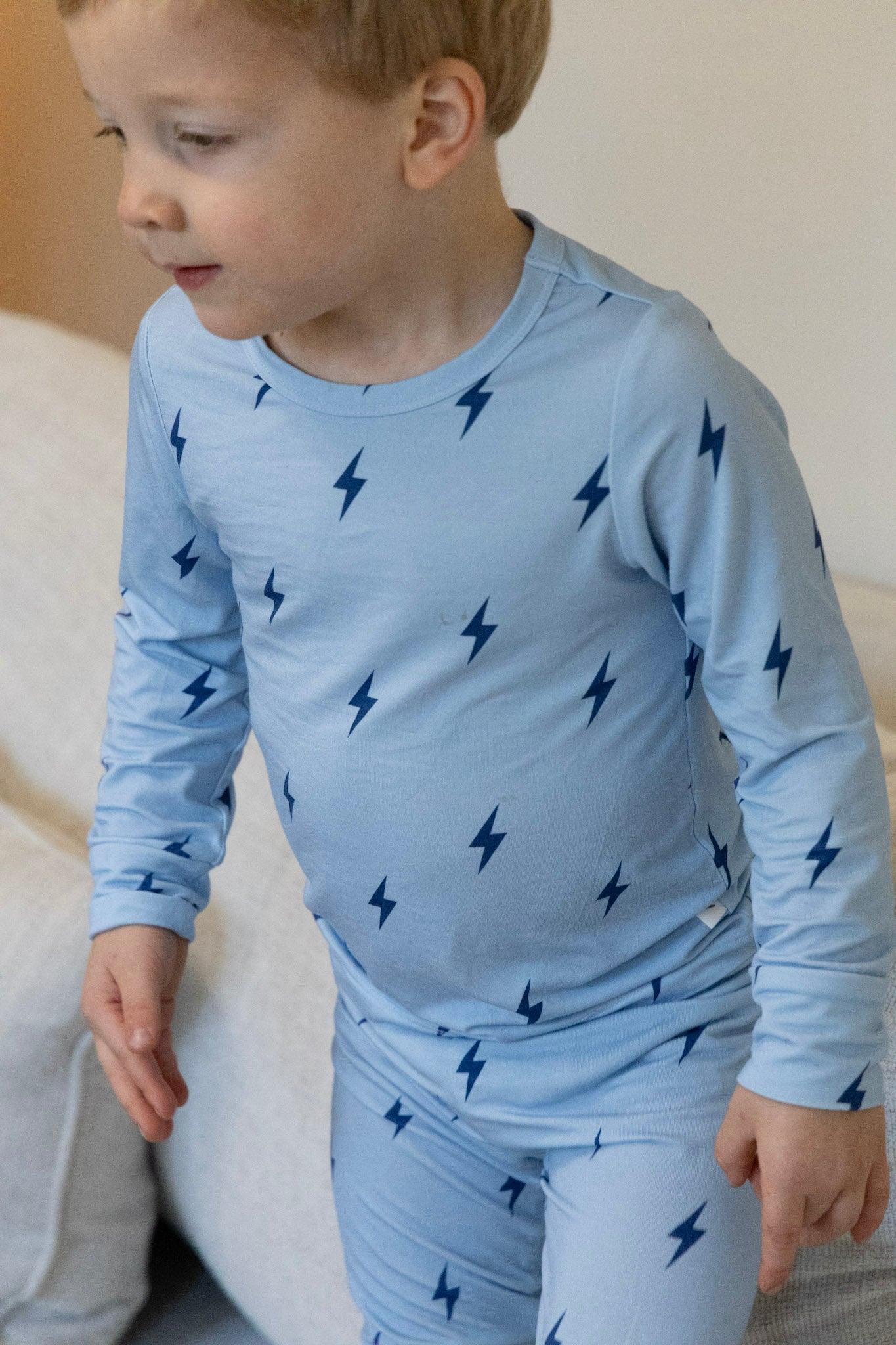 Lightening Bolt Two Piece Pajamas