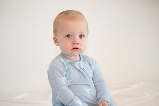 Longhorn Zipper Onsie