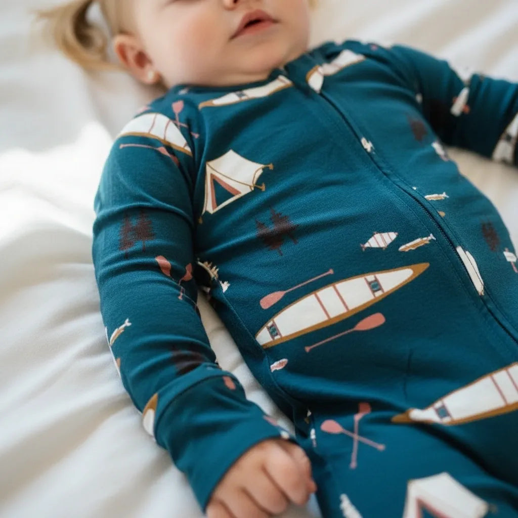 Camping Zipper Onsie