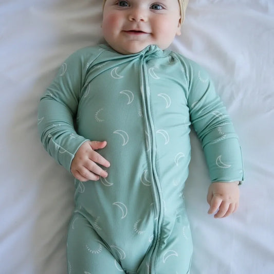 Moon Zipper Onsie