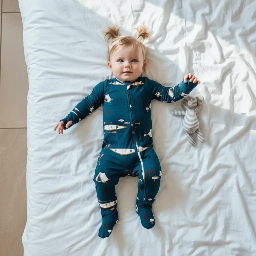 Camping Zipper Onsie