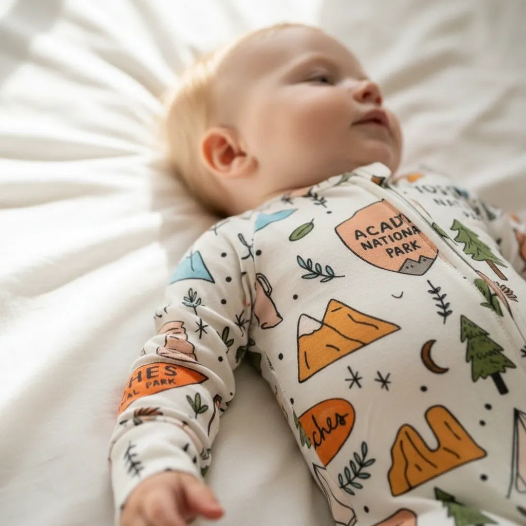 National Park Zipper Onsie