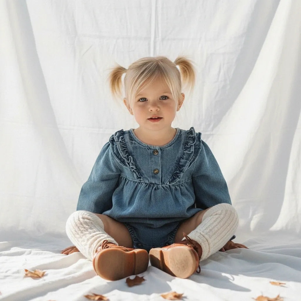 Denim Bubble Romper